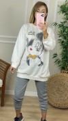 MİCKEY MOUSE TAŞLI SWEAT