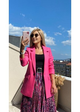 Şeker Pembe Blazer Ceket