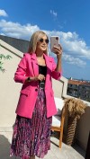 Şeker Pembe Blazer Ceket